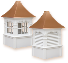 Cupola 21 Vinyl Cupola with Vents Black Metal Pagoda Roof Shed Cupola 