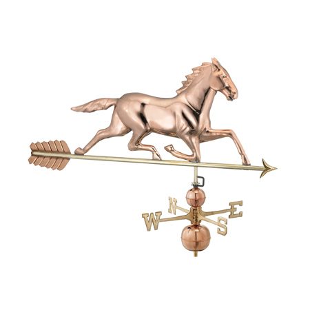 Extra Large Horse - Polished Copper