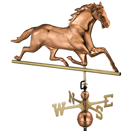 Horse - Polished Copper