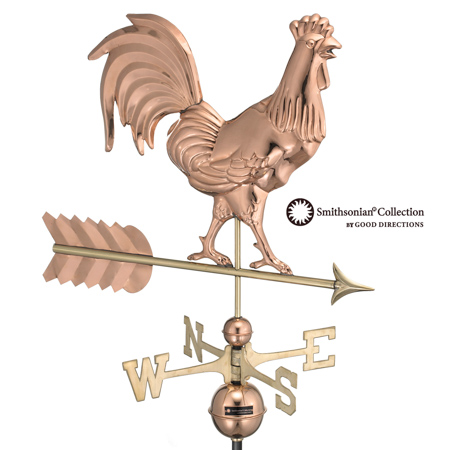 Smithsonian Rooster - Polished Copper