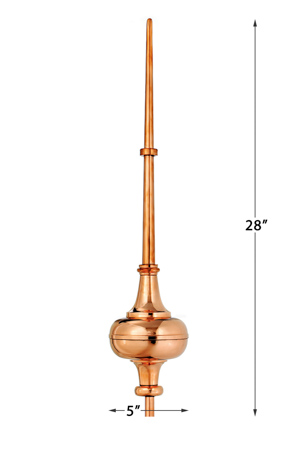 Morgana-28" Polished Copper