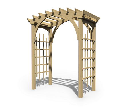 3'x6' Roman Arbor