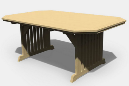 4x6 English Garden Table Only