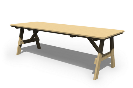3x8 Picnic Table Only