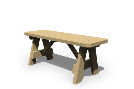42" Wood Bench 