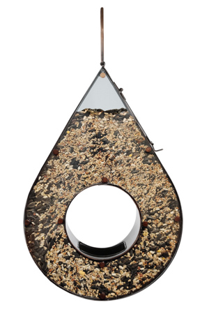 Rain Drop Fly-Thru Bird Feeder
