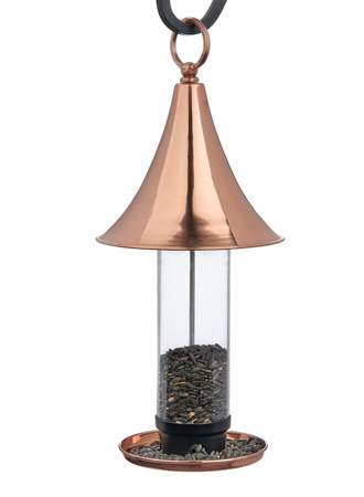 Castella Bird Feeder (Polished Copper)