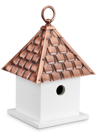 Bungalow Bird House (Copper)