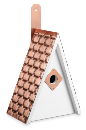 Chalet Bird House (Copper)