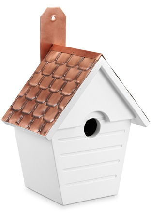 Cottage Bird House (Copper)