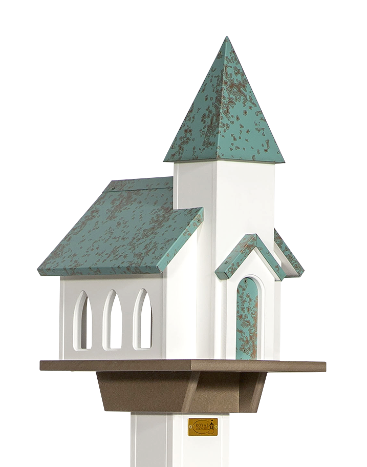 Chapel Vinyl Bird Feeder