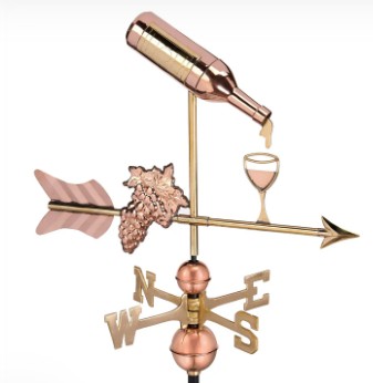 Wine Bottle - Polished Copper 