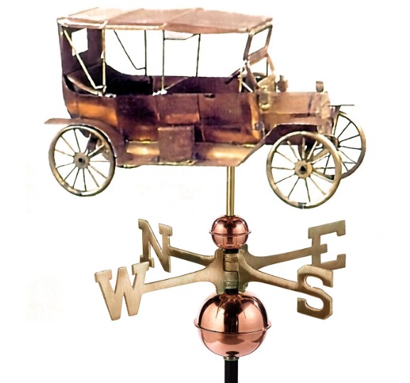 Old Tyme Car- Polished Copper