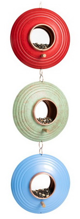 Circle Fly-Thru Bird Feeder (Multiple Colors)